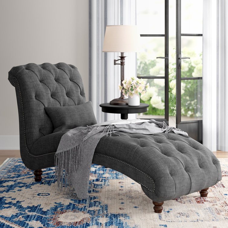 Three Posts™ Gowans Tufted Armless Chaise Lounge & Reviews Wayfair